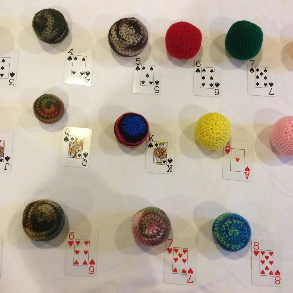 Cat/kitten Pet Toy Balls 3/$18 Handmade Crochet New with Bells. Animal Pet love